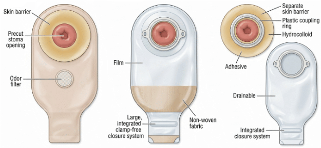 ストーマの種類のイラスト画像